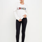 Beaded Loved Sweatshirt