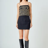 Tweed Tank Top