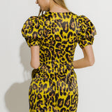 Leopard Print Mini Dress