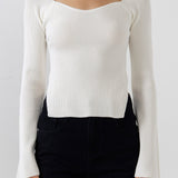 Fitted Long Sleeve Sweater