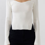 Sale  of Fitted Long Sleeve Sweater