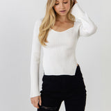 Fitted Long Sleeve Sweater