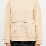 GREY LAB-Contrast Pocketed Hoodie-HOODIES &SWEATSHIRTS available at Objectrare