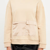 GREY LAB-Contrast Pocketed Hoodie-HOODIES &SWEATSHIRTS available at Objectrare