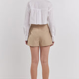 Waist Band Detail Shorts