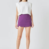 High-Waisted Skort