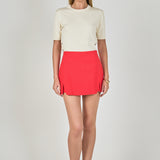 High-Waisted Skort