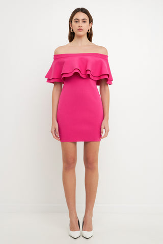Off The Shoulder Mini Dress