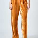 Velvet Wide Leg Pants