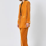 Velvet Wide Leg Pants