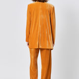 Velvet Wide Leg Pants