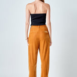 Velvet Wide Leg Pants