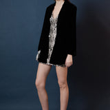Velvet Loose Fit Blazer