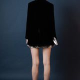 Velvet Loose Fit Blazer