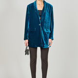 Velvet Loose Fit Blazer