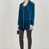 Velvet Loose Fit Blazer