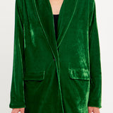 Velvet Loose Fit Blazer