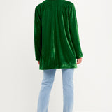 Velvet Loose Fit Blazer