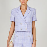 Cropped Tweed Jacket