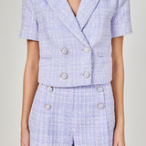 Cropped Tweed Jacket