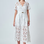 allover lace midi dress All Over Lace Midi Dress