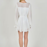 Pleated Romper