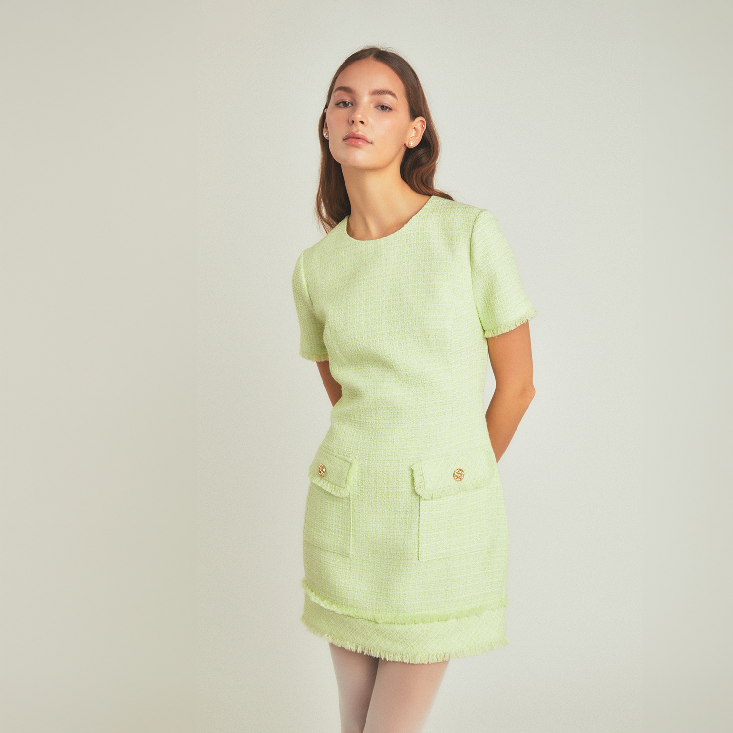 Velvet Ruched Mini Skirt Endless Rose