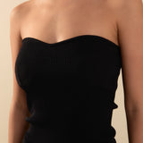 Knit Strapless Top
