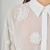 Floral Detail Shirt Blouse