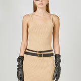 Fitted Knit Mini Dress