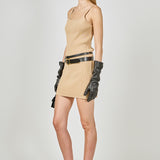 Fitted Knit Mini Dress