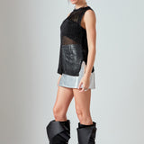 Faux Leather Mini Skirt