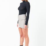 Colorblock Mini Skirt