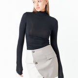Colorblock Mini Skirt