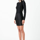 Gathered Mini Dress