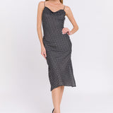 Polka Dot Fitted Dress