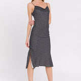 Polka Dot Fitted Dress