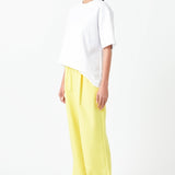 Elastic Trim Wide Pants