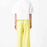 Elastic Trim Wide Pants