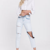 Cropped Long Sleeve Shirt