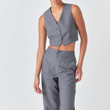 Cropped Vest