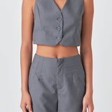 Cropped Vest