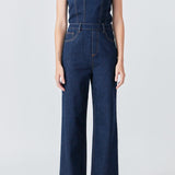 Corset Denim Jumpsuit