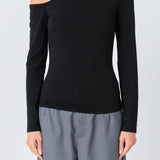 Soft Knit Asymmetrical Top