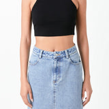 Cropped Racerback Tank