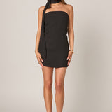 Kaitlyn Choker Tie Mini Dress
