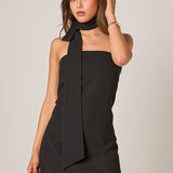Kaitlyn Choker Tie Mini Dress