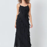 Slip Ruffled Dress