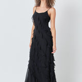 Slip Ruffled Dress