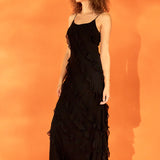 Slip Ruffled Dress